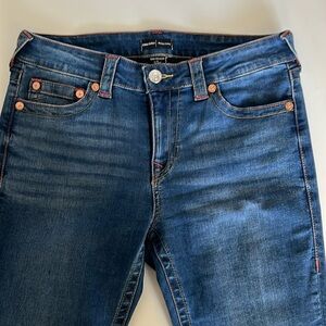 True Religion Jennie Mid Rise Curvy Skinny Jean